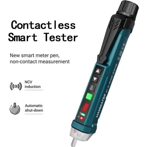 HANMATEK AC1 Digital Electric Tester AC/DC Voltage Detector Smart Non-Contact Tester Electric Meter 12-1000V Electrician Tools