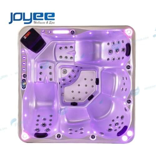 JOYEE free standing balcony large 5 persons sex usa out door spa hot tubs commercial hot tub