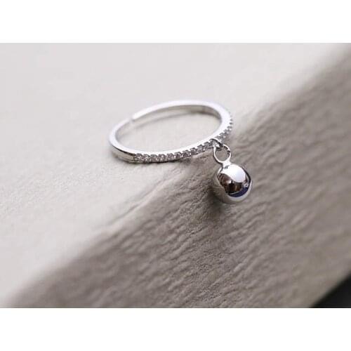 Geometric bell zircon Minimalist Ring For Women Birthday Party Fashion jewelry New 2021 Gift