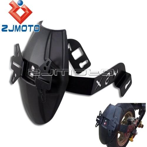 Motorcycle Wheel Fender Splash Guard Rear Mudguard w/Bracket For Honda MSX125 M3 Wheel Fender