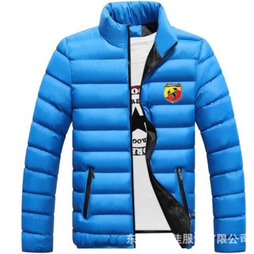 2021 New for ABARTH Winter Jackets Parka Men Autumn Winter Warm Outwear Brand Slim Mens Coats Casual Windbreaker Quilted Jacket
