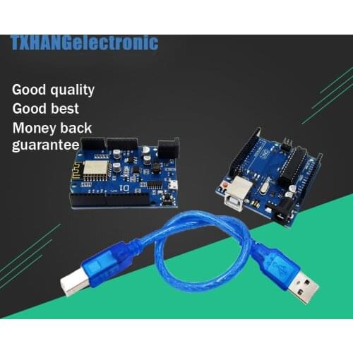 UNO R3 ATmega328P ATMEGA16U2 + OTA WeMos D1 WiFi board ESP8266 ESP-12E for arduino UNO diy electronics