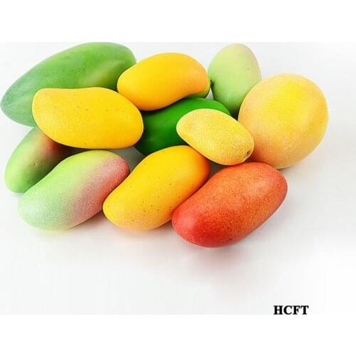 Festive Kitchen cabinet home hotel restaurant cafe bar Shop Store decoration artificial Simulation mango fake fruit props toys
