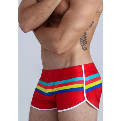 Hot Sexy Mens Swimsuit Man Swimwear Male Sexy Swimming trunks Push-up Padded Shorts Men Surf Board Beach Pants Surfing Swim