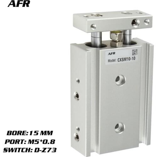 SMC Type Dual Rod Cylinder Basic TYPE double cylinder / double shaft cylinder CXSM15-25 CXSM15-30 CXSM15-35 -Z73 -Y59A
