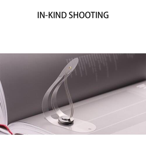 Ultra-Thin LED Night Light Bookmark Light Folding Curved Book Light Eye Reading Lamp Kitap Okuma Lambasi Tinnest Reading Lamp