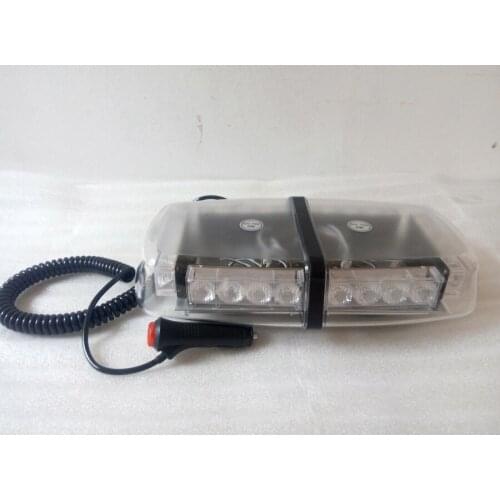 Higher star 30cm DC12V 24W car Led warning mini lightbar,led Emergency light bar,strobe warning lights,11 flash,waterproof