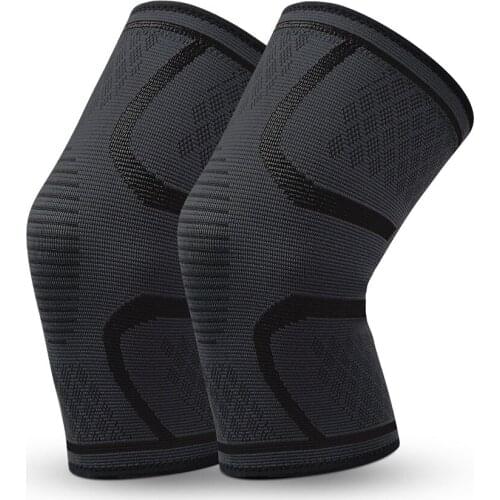1~2Pcs Nylon Elastic Sports Knee Pads Breathable Knee Support Brace Running Fitness Hiking Cycling Knee Protector YL0119