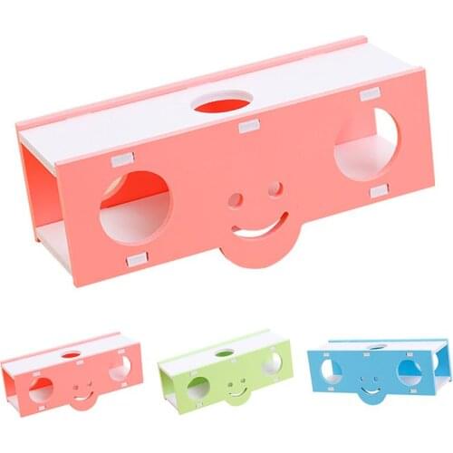 1pc Hamster Seesaw Toy Interactive Handmade Hamster Exercise Toy Hamster Seesaw Tube Hamster Toy Pet Supplies
