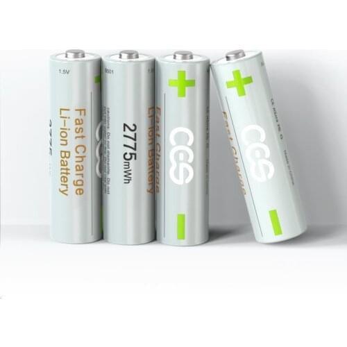 100% capacity 1.5V AA li-ion Battery 2775mwh li-polymer USB rechargeable lithium usb battery