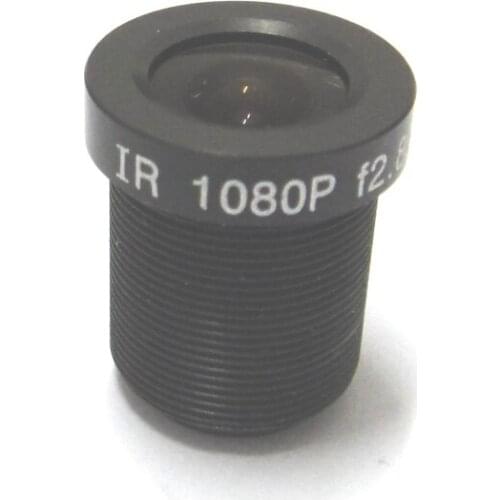 2pcs HD 2.8mm 115 Degrees Wide Angle CCTV IR Board Lens 1MP 1/2.7" IP Lense M12 for IP CCD camera