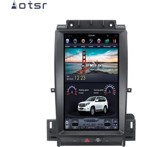 Aotsr Tesla 13.3" Vertical screen Android 8.1 Car Multimedia DVD player GPS Navigation For Ford Taurus 2012-2016 wifi carplay