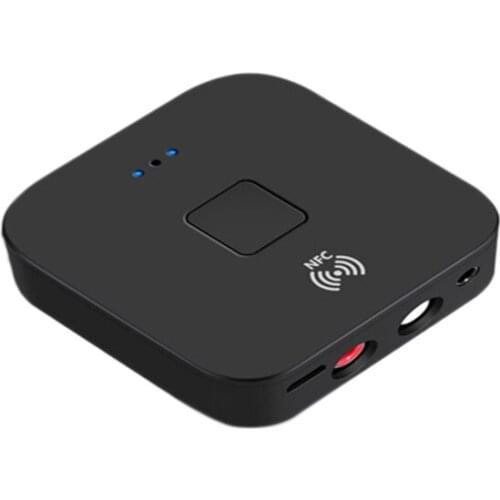 BLS-B11 NFC Bluetooth Receiver 5.0 3.5mm Jack Aux Stereo Wireless Adapter Music Support APTX LL for Car Speaker RCA Bluetooth 5