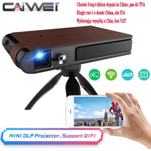 S6W DLP MINI Projector Chargeable WIFI Portable 3D Full Hd Beamer for 1080P Smart Mobile Home Cinema Theater Miracast Airplay