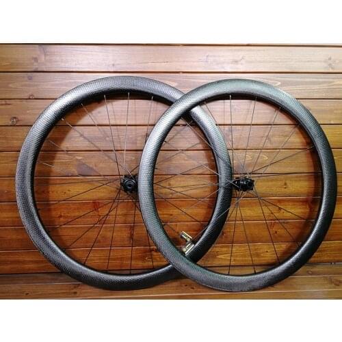 2019 T1000 UD 700C 45mm Depth Dimple Surface Disc Brake Carbon Fiber Road Bike Wheels Disk Racking Bicycle Wheelset