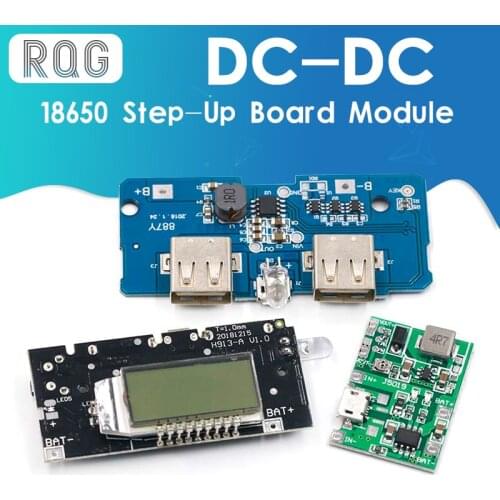 Dual USB 5V 1A 2.1A Mobile Power Bank 18650 Battery Charger PCB Power Module Accessories For Phone DIY New LED LCD Module Board