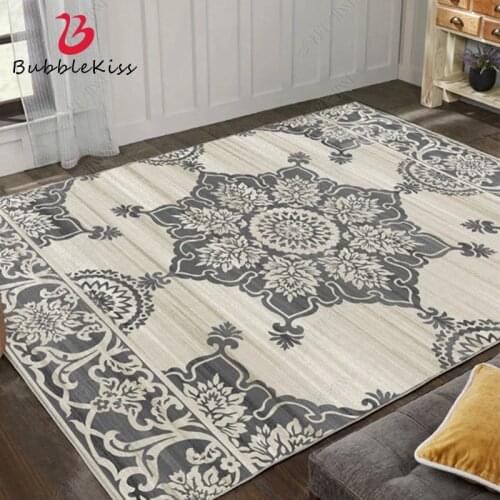 Bubble Kiss Carpets For Living Room Classical Home Floor Mat Fashion Floral Pattern Rug Anti Static Rugs Bedroom Non Slip Carpet