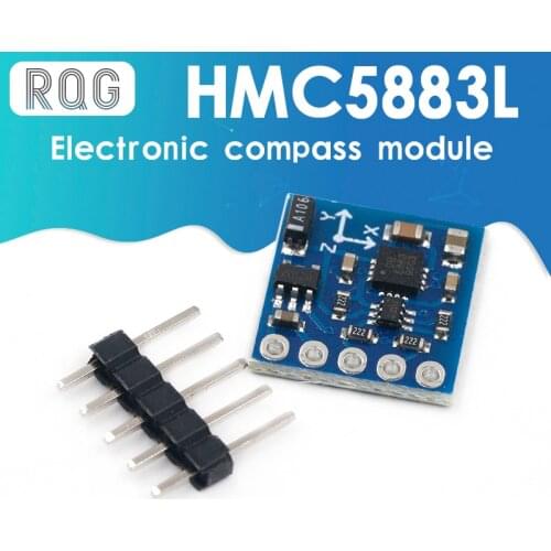 GY-271 HMC5883L 3V-5V Three 3 Triple Axis Magnetic Field Compass Magnetometer Sensor Module For Arduino IIC Board
