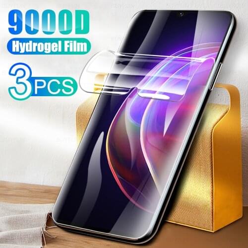 3Pcs Full Cover Soft Hydrogel Film For VIVO V21 Phone Screen Protection Film For VI VO V 21 21V 2021 6.44" Protector Not Glass