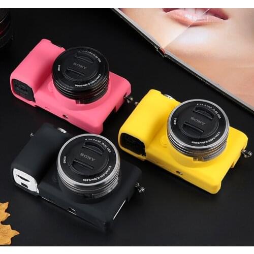 Soft Silicone Rubber Camera Protective Case Cover For Sony Alpha A6400 A6000 A6300 A5000 A5100 A7M2 A7S2 A7R2 A7 Mark II 2 A7M3