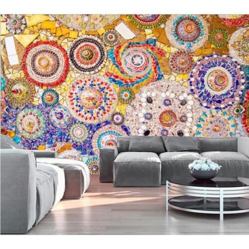Custom wallpaper for walls 3d, European bohemian jade murals for living room bedroom TV backdrop home decor wallpaper