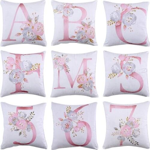 Numbers Print Pillowcase Sofa Decorative Cushion Cover 45*45cm Throw Home Lounger Decor Pillowcover Outdoor Garden Cushion Cover