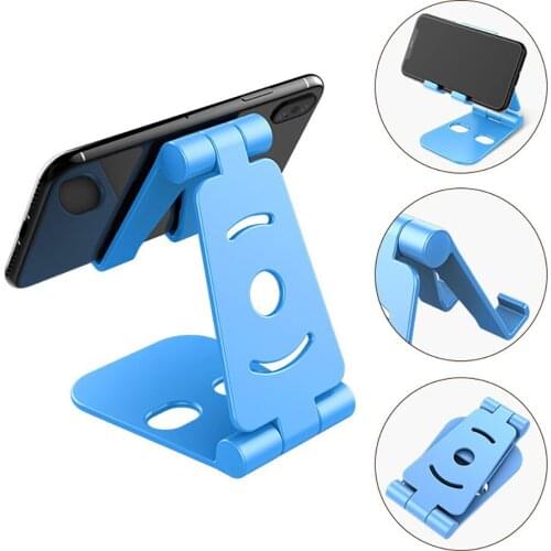Plastic Stand Mobile Phone Holder Folding Adjustable Smart Phone Stand Universal Mobile Phone Holder Seat for Iphone 12 Xiaomi