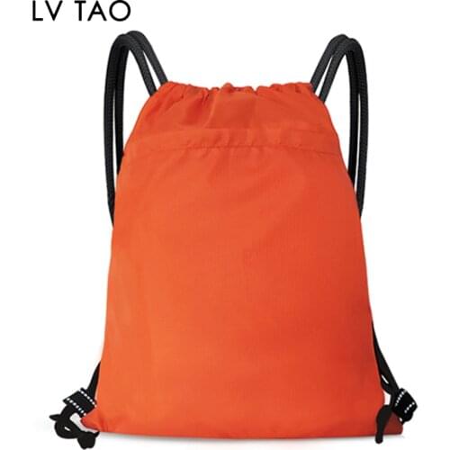 Folding Drawstring Backpack Bags With Carabiner and Safety Buckle Sports Cinch Sack String Backpack Storage Bags for Gym Travel