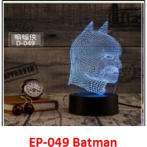 Gplus GL08B Controlled Rechargeable 3 Size LED Night Lamp Batman