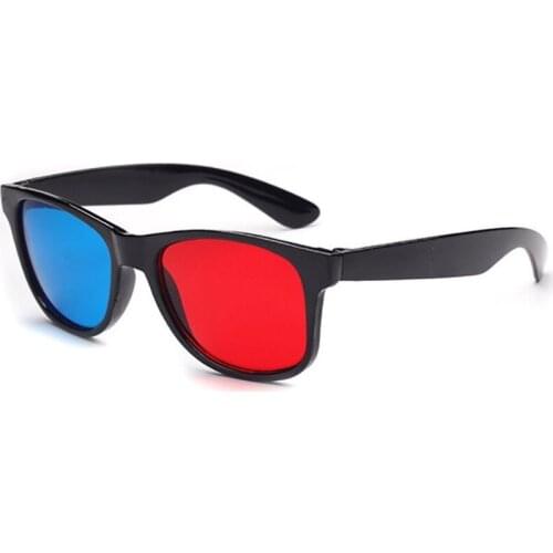 Universal 3D Bicycle Glasses TV Movie Dimensional Anaglyph Video Frame 3D Glasses DVD Game Glass Red And Blue Color
