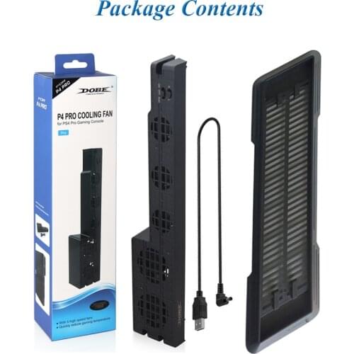 2 in 1 PS4 PRO Vertical Cooling Stand With Automatic temperature control Design for Sony Playstation 4 PRO Console