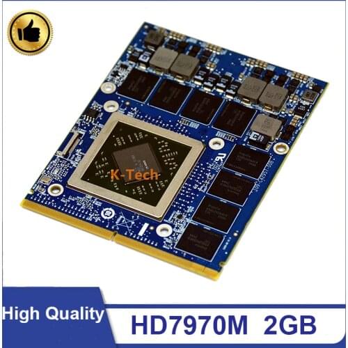 Original HD7970M HD 7970M HD7970 Video Graphic VGA Card 216-0836036 2GB For Laptop Dell Alienware M17X M18X R1 R2 R3 Fast Ship