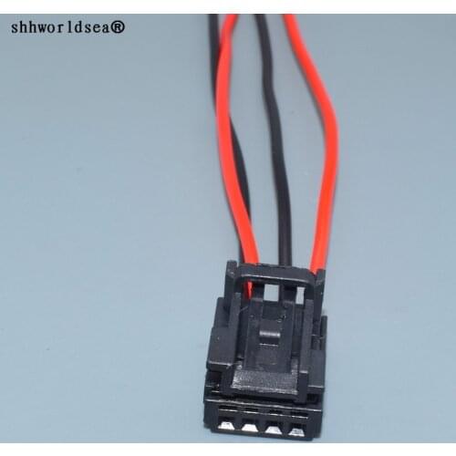 Worldgolden 4 Pin 8K0 973 754 Door Lifter Switch Plug Auto Wiring Harness Socket Female Connector 8K0973754 For VW Audi