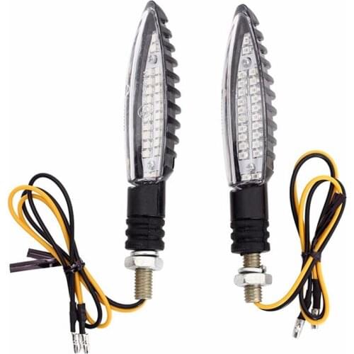 2/4pcs xMotorcycle Turn Signals Light Built LED Motor Flasher Waterproof E24 Motorcycle Lights LED Turn Signals Indicator lights