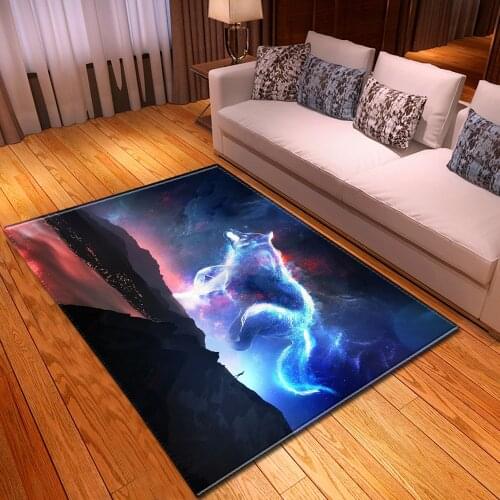 3d rugs and carpets for home living room kids room wild wolf full mon rug large soft floor mat colorful hallway kitchen tapete