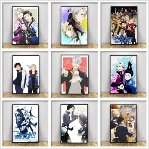 5D Diamond Painting Yuri On Ice Anime Poster Cross Stitch Kit Diamond Embroidery Totem Mosaic Wall Painting Home Decoration Gift