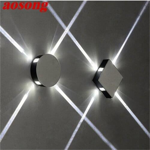 AOSONG Wall Sconces Indoor Lighting LED Wall Lamp Decorative For Bar KTV Project Patio Porch