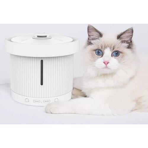 Automatic Cat Water Fountain Drinker Ultraviolet Sterilization LED 6 times Fine Filtering Pet Drink Dispenser Safety Puppy Bowl