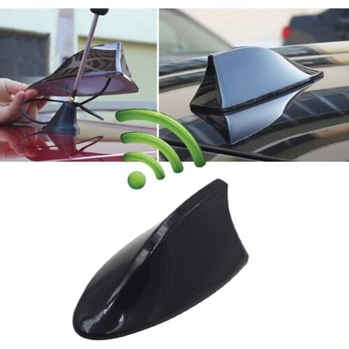 Car Shark Fin Antenna Fin On CarAuto Radio Signal Aerials Roof Antennas