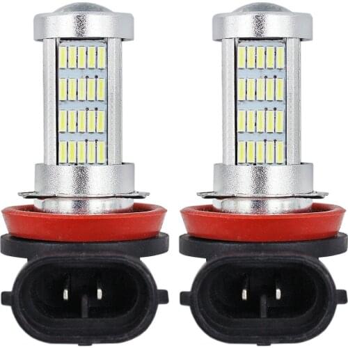 Car led fog lights 92LED 12V H8 H9 H11 H7 9005 9006 Always bright and strobe fog lamp 4014 Universal bulbs