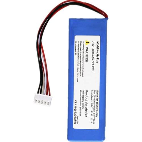 AZK New Original GSP1029102 01 3000mAh Replacement Battery For Harman Kardon Go Play Mini Speaker Li-Polymer Lithium