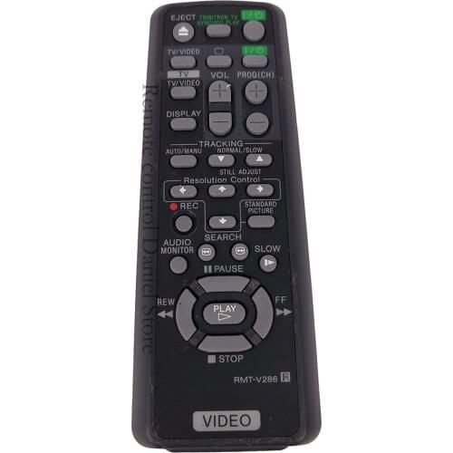 Used Original RMT-V286 for SONY VCD VIDEO PLAYERS AUDIO SYSTEM Remote Control