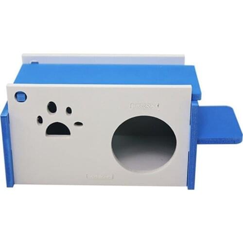 1pc Wooden Hamster Nest Sleeping House Home Luxury Cage Pet DIY Hideout Hut Toy Colorful Small Animal Supplies Hamster Hideout