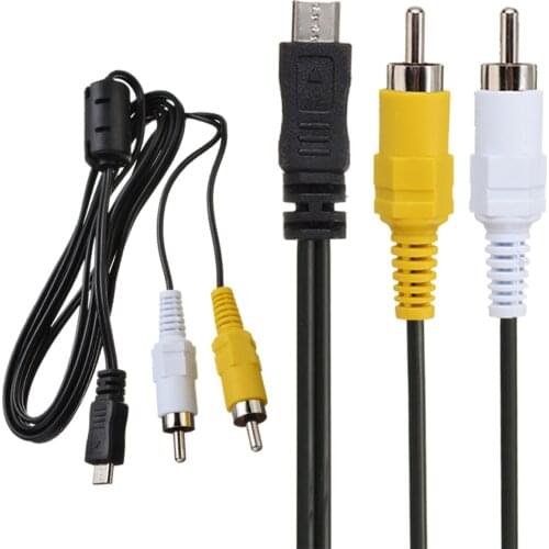 Micro USB Male to 2 RCA AV Adapter Cable Audio Video Cable for Mobile Phone With Micro USB MHL Electronic Accessories