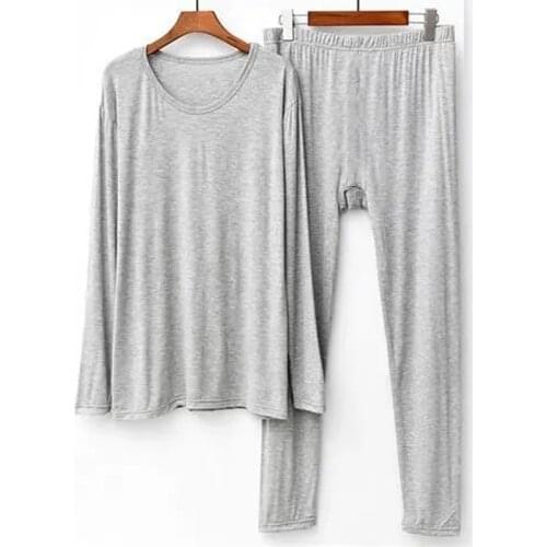 Size 7XL 130kg Women Pajamas Sets Long Sleeve Top and Stripped Pants Women Loose Sleepwear Suit Home Women Female Sleepwear