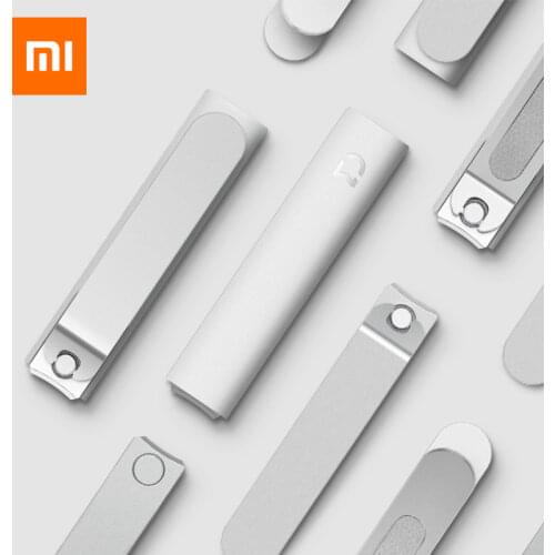 Xiaomi Mijia Original Stainless Steel Nail Clippers With Anti-splash cover Trimmer Pedicure Care Nail Clippers Professional File