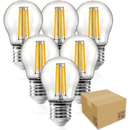 6pcs/set Retro Edison Light Bulb E27 AC 220V 110V 4W 2200K Filament Incandescent Ampoule Bulbs Vintage Edison Lamp B5320