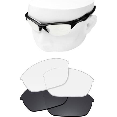 OOWLIT Anti-Foggy Scratch Polycarbonate Polarized Lens for-Oakley Half Jacket 2.0 OO9144 Sunglasses