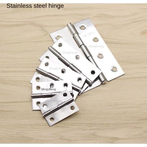 Stainless steel small hinge, 1.5/2/3/4 inch luggage hinge, mini hinge cabinet, window door hinge