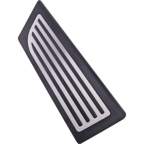 CITALL Footrest Foot Rest Dead Pedal Plate Pad Cover Trim Fit For Tesla Model 3 2018-2019 Left Hand Drive